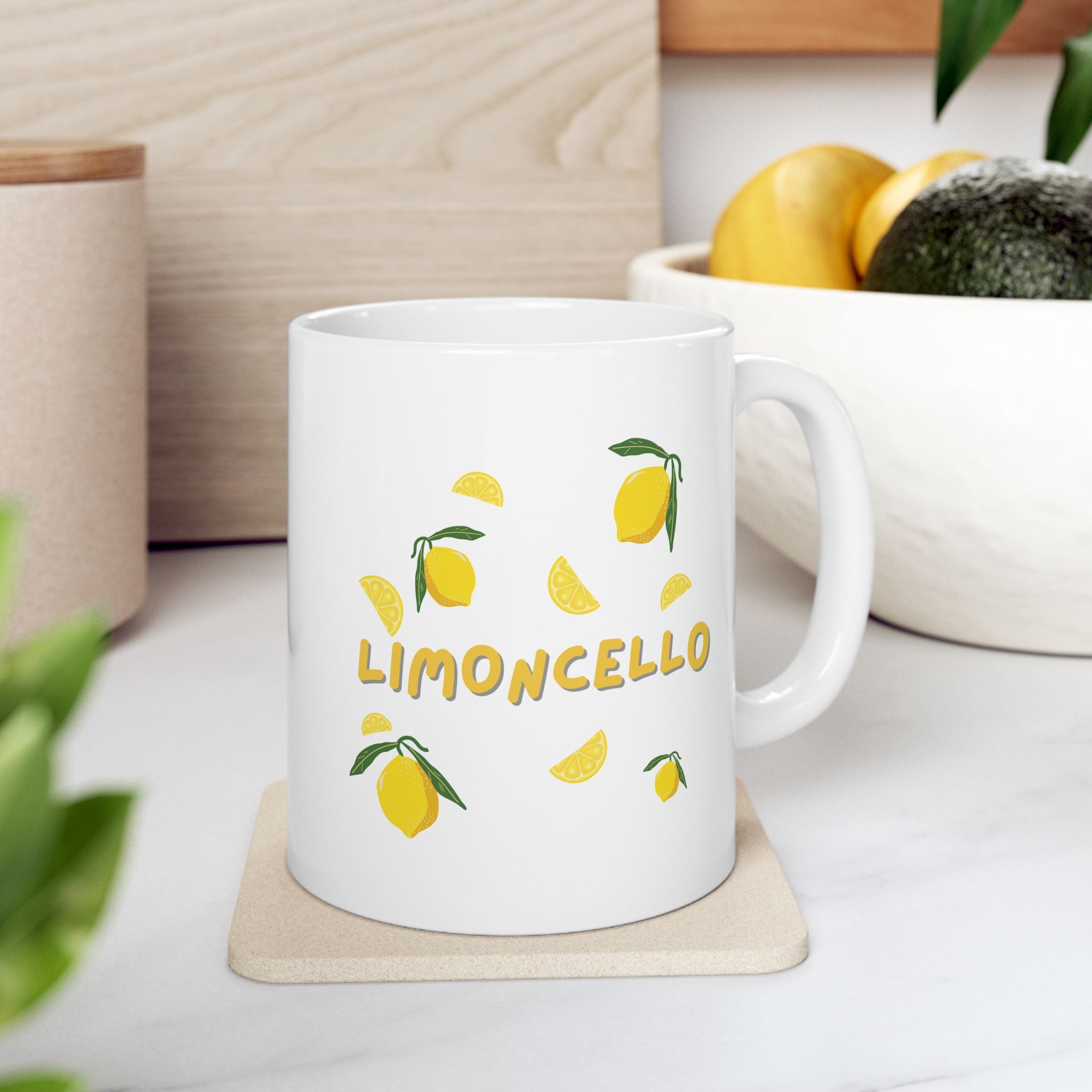 Lemon-Inspired Ceramic Mug for Refreshing Sips - FRUITY COLLECTION