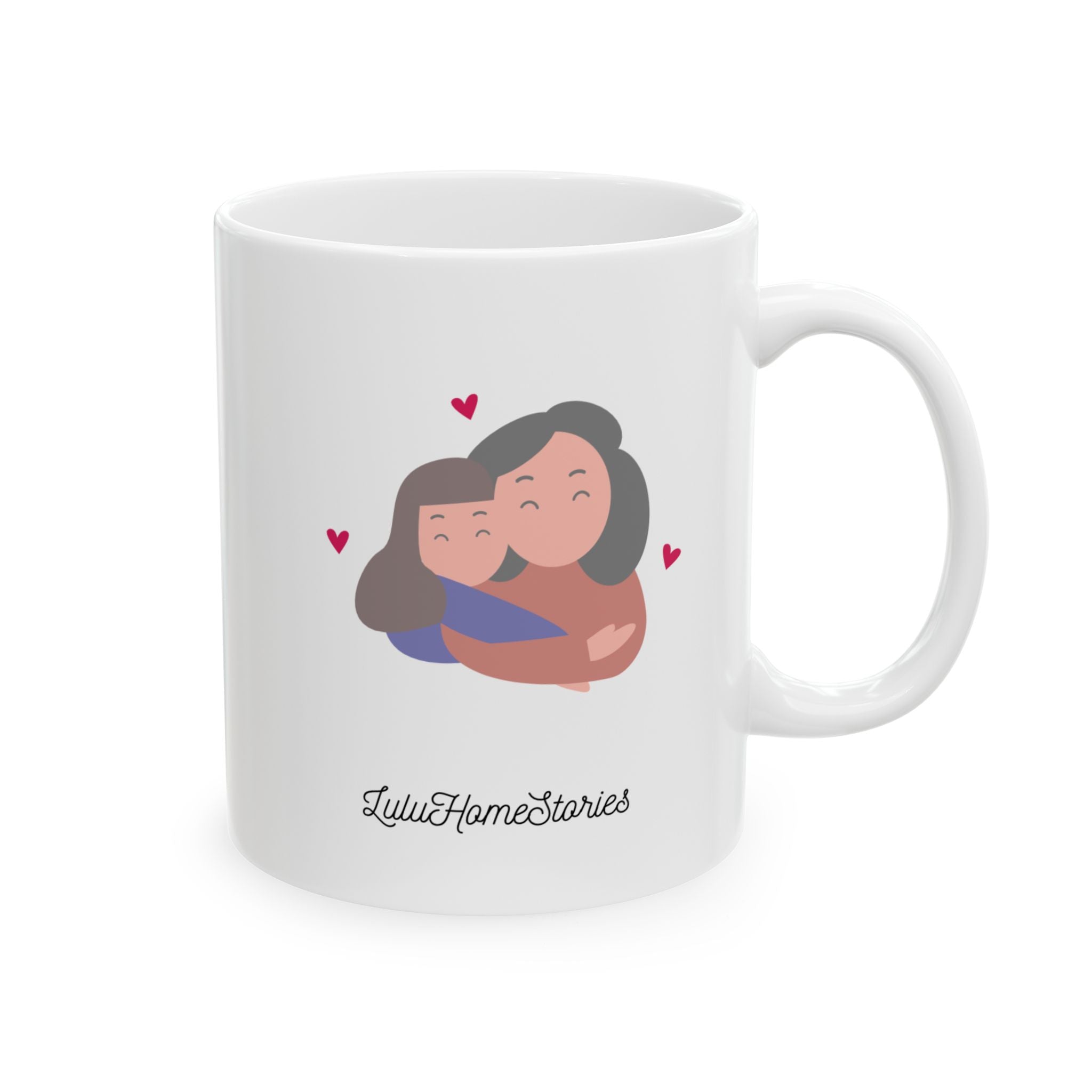 Heartfelt Mom Ceramic Mug