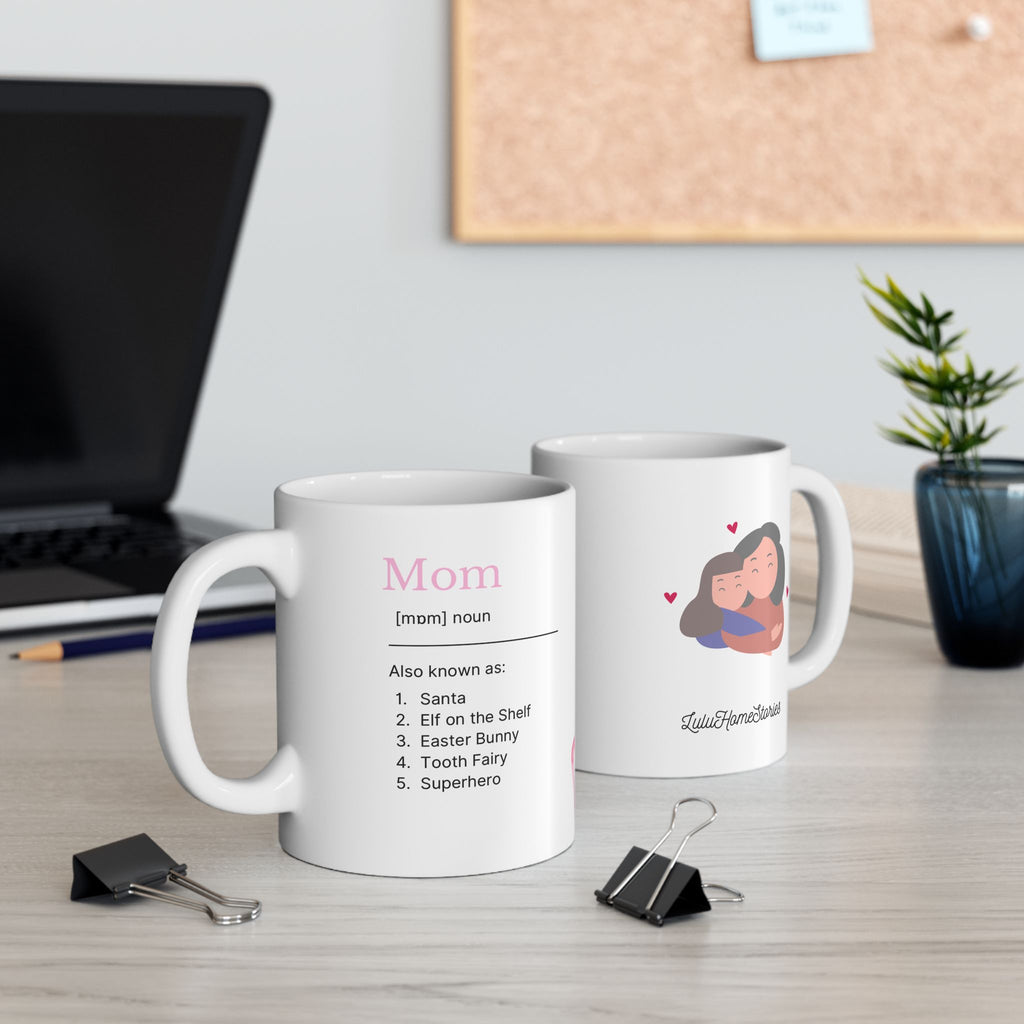 Heartfelt Mom Ceramic Mug