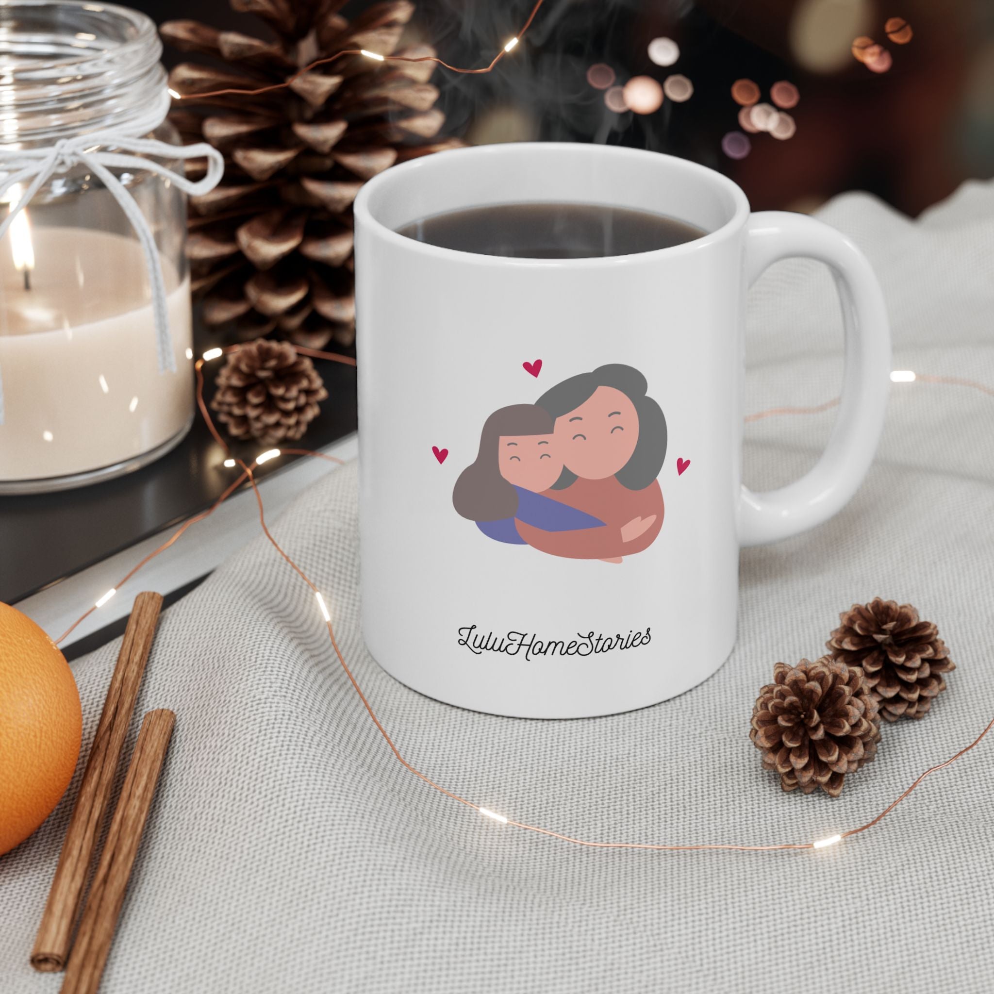 Heartfelt Mom Ceramic Mug