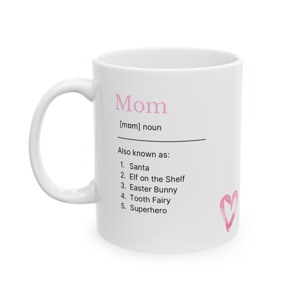 Heartfelt Mom Ceramic Mug